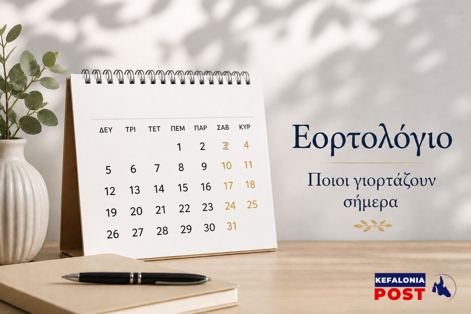 Εορτολόγιο: Ποιοι γιορτάζουν σήμερα 18 Μαΐου