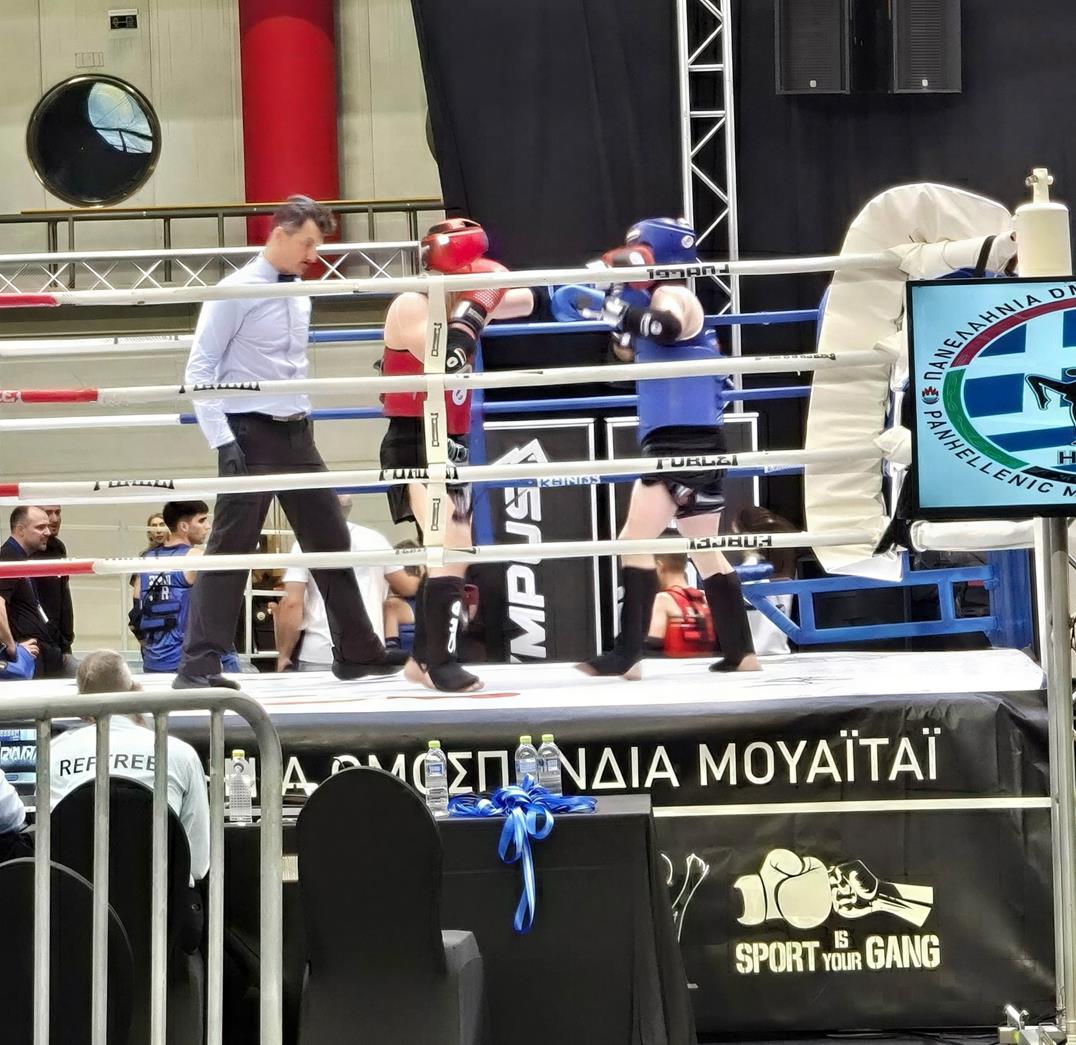 Μετάλλια για τον Γεράσιμο Απέργη στο Πανελλήνιο Πρωτάθλημα Muaythai