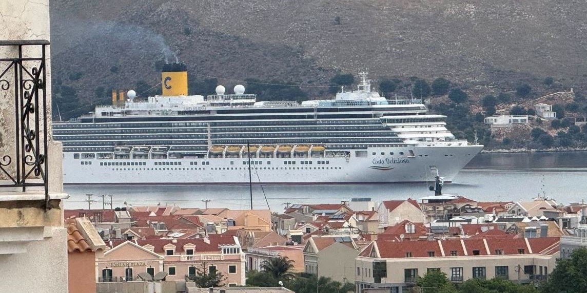 Το Costa Deliziosa σήμερα στο Αργοστόλι 