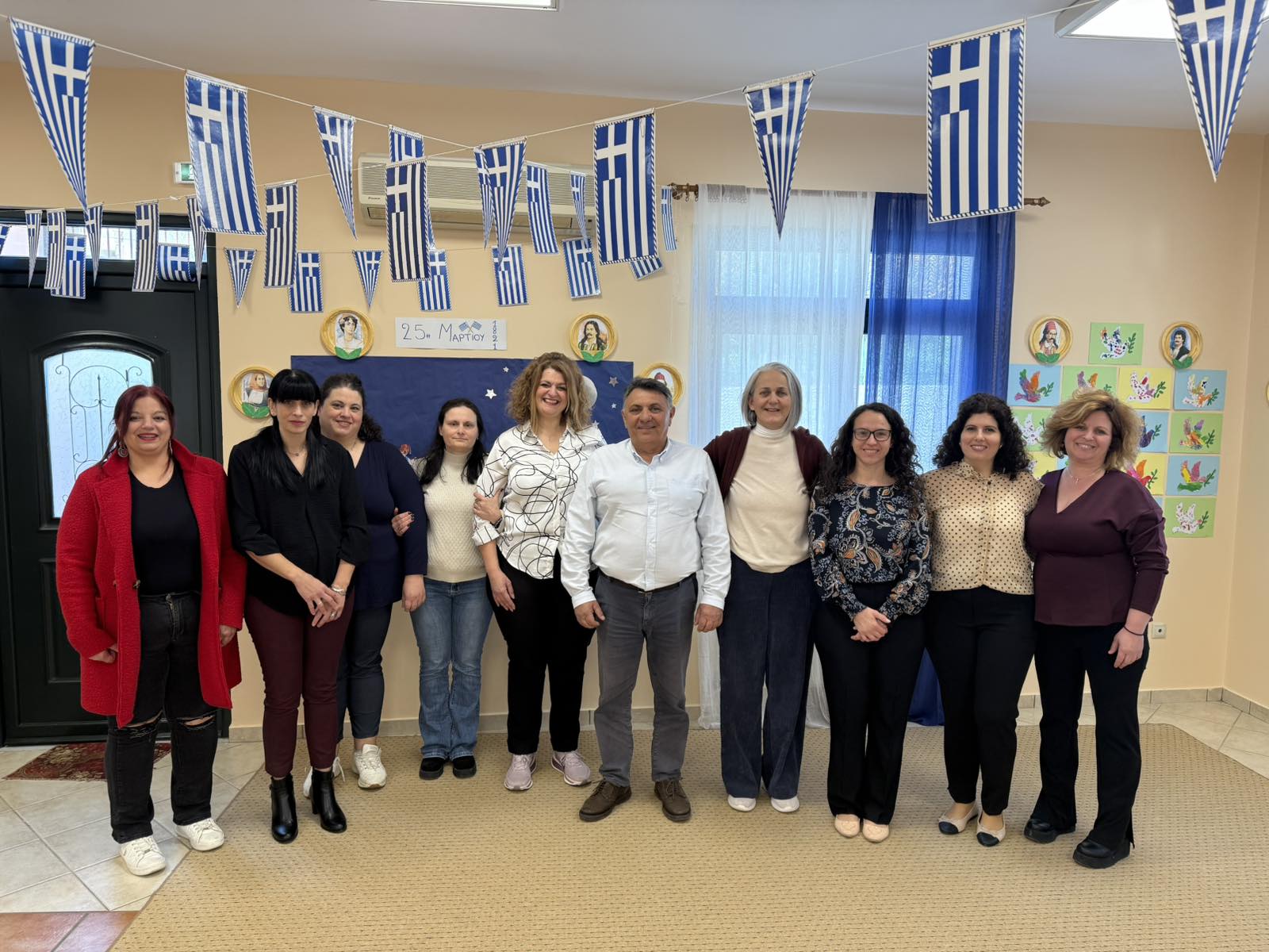 Παρουσία του Προέδρου του ΟΚΑΠ, κ. Γιώργου Λασκαράτου, στον Παιδικό Σταθμό «Στέλλα Κουρούκλη» στο Ληξούρι