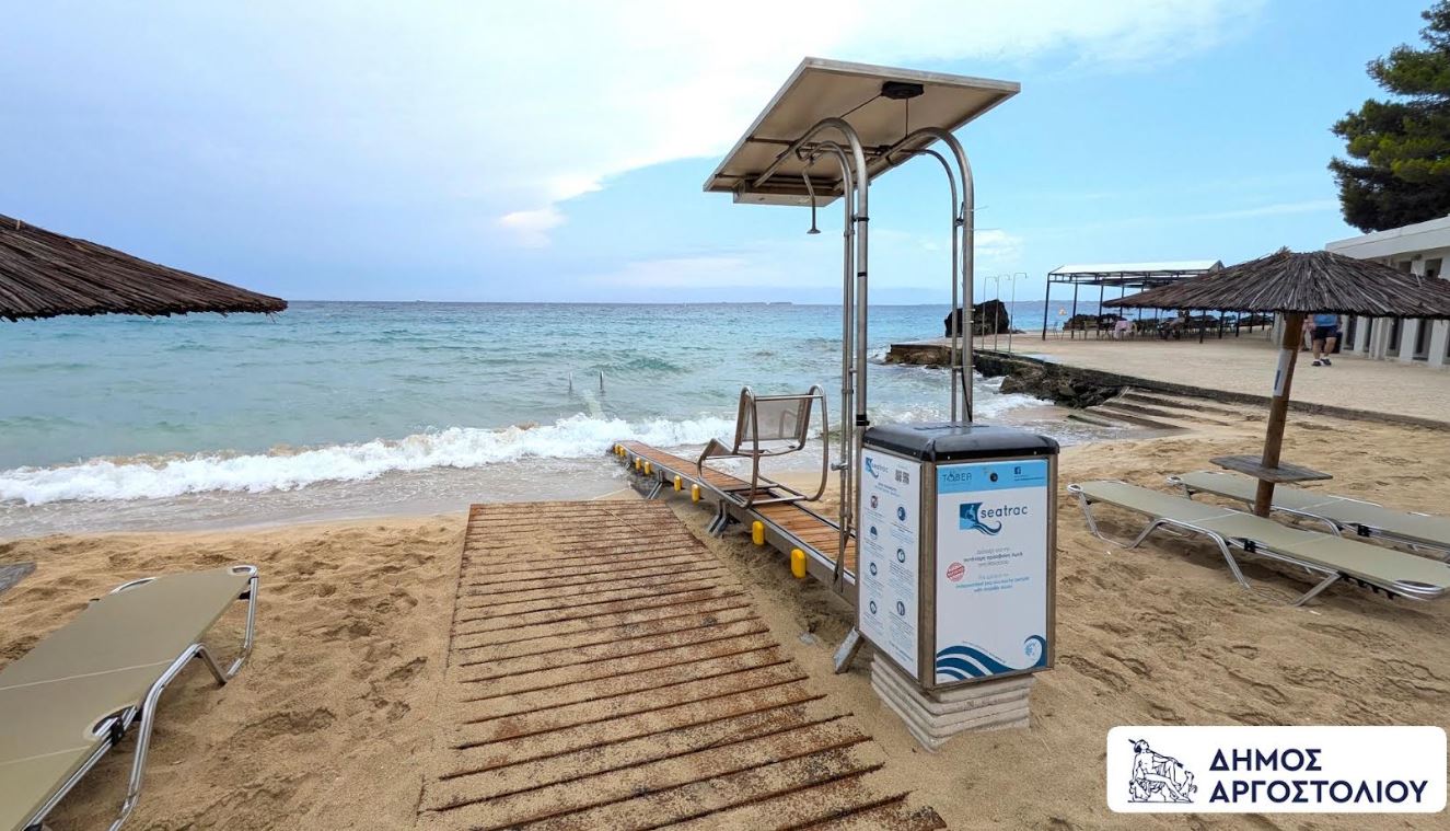 Σε πλήρη λειτουργία το σύστημα αυτόνομης πρόσβασης SeaTrack στην παραλία του Πλατύ Γιαλού