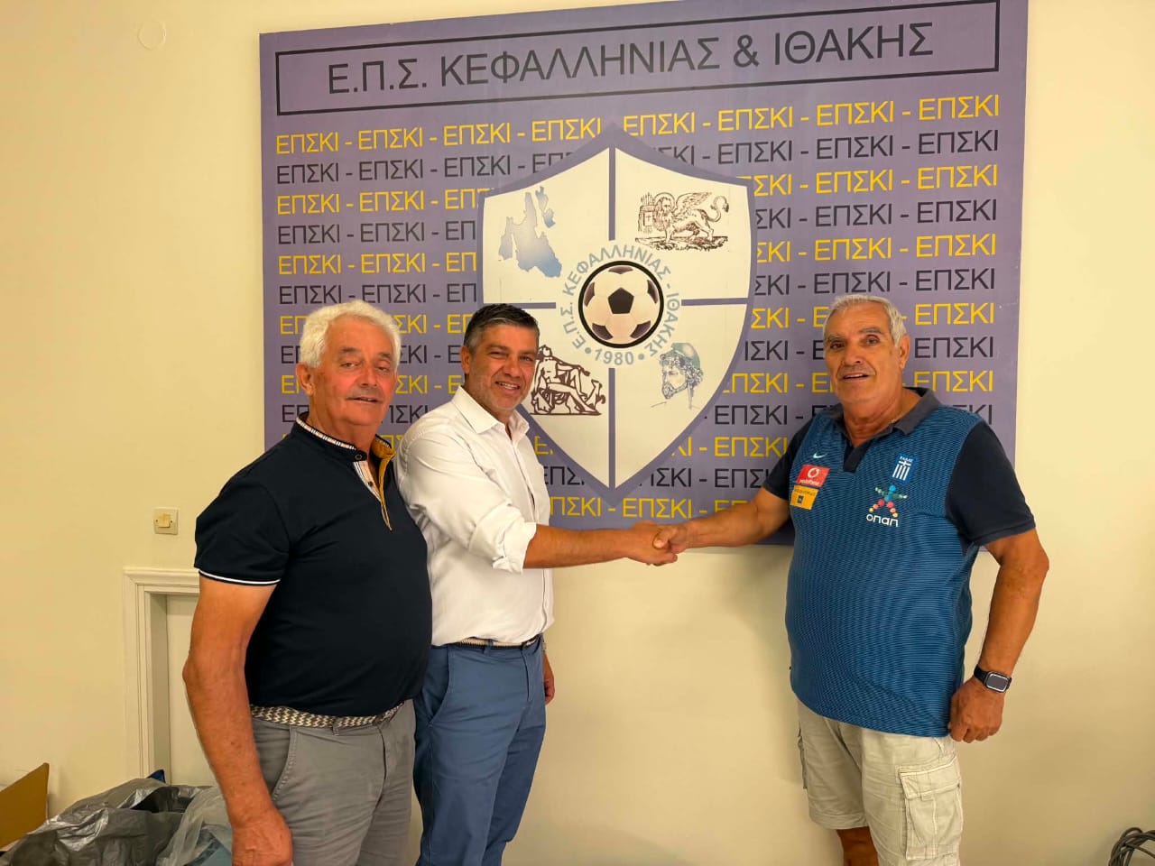 Γιάννης Λυκούδης: Συνάντηση με τον νέο πρόεδρο της ΕΠΣΚΙ Βαγγέλη Μαζαράκη – «Ο αθλητισμός χρειάζεται στήριξη και σύγχρονες υποδομές»