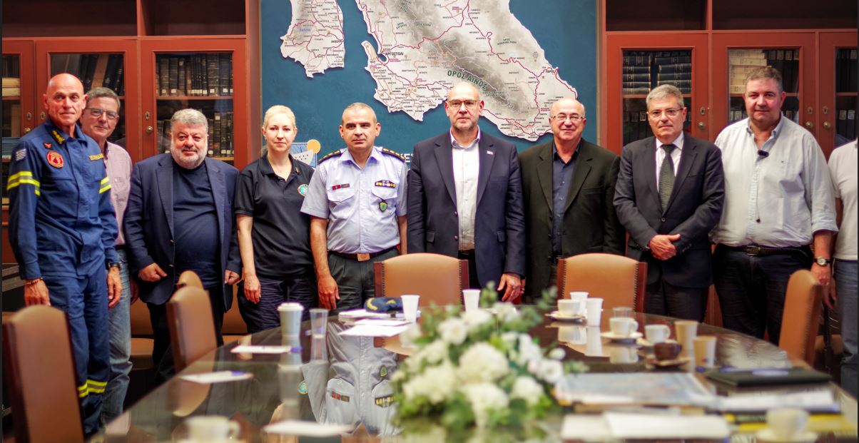 Επίσκεψη ΓΓ Πολιτικής Προστασίας κ Νικόλαου Παπαευσταθίου για την αντιπυρική περίοδο