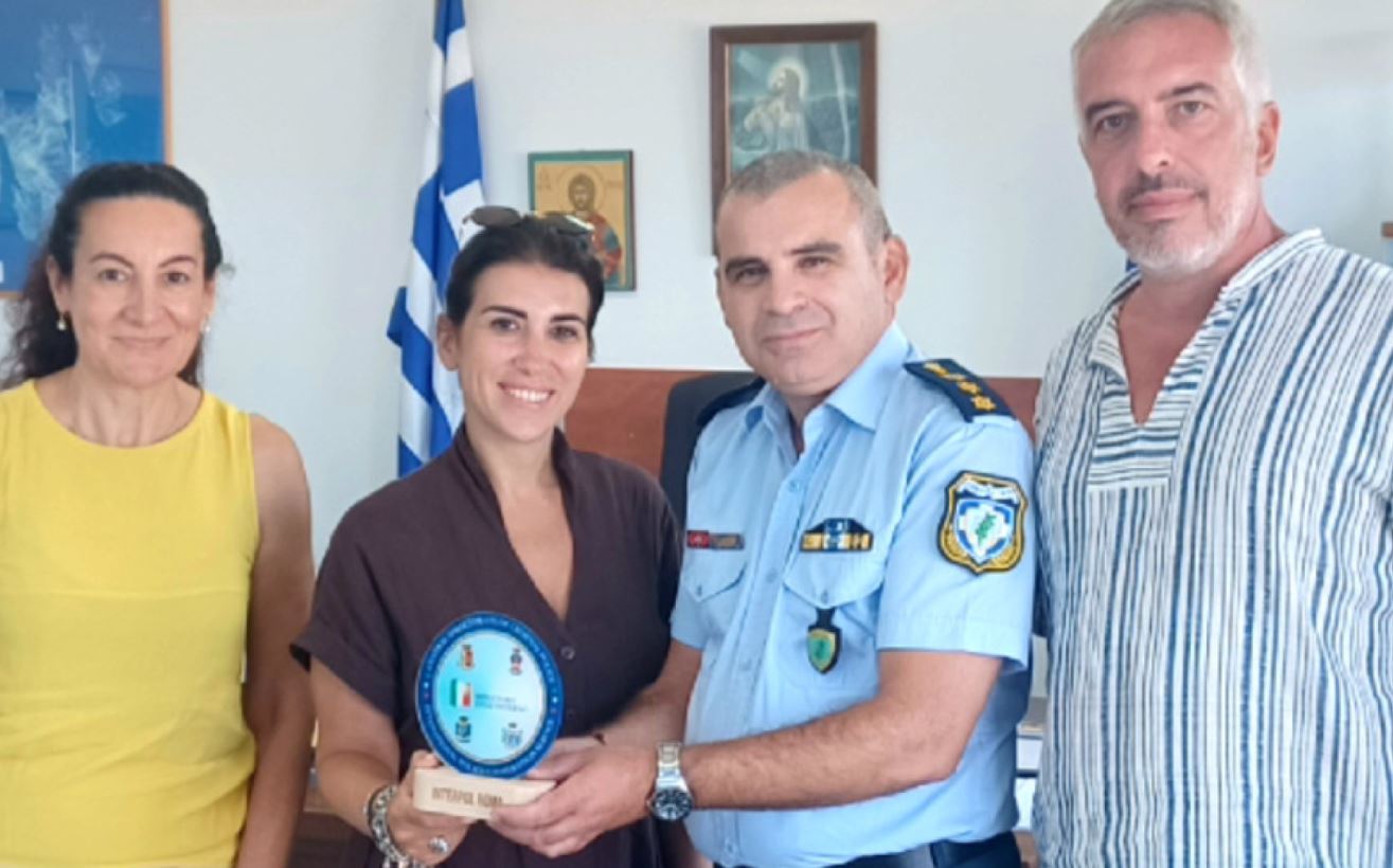 Κεφαλονιά: Συνάντηση της INTERPOL της Ιταλικής Πρεσβείας με τον Διευθυντή Αστυνομίας