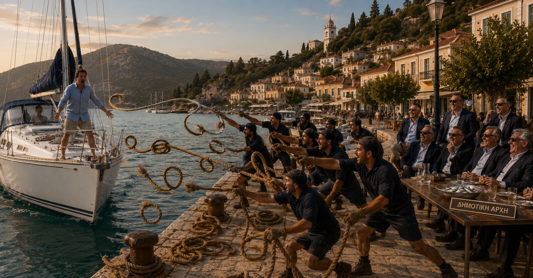 Άφαντος ο καβοδέτης στο λιμάνι του Πόρου