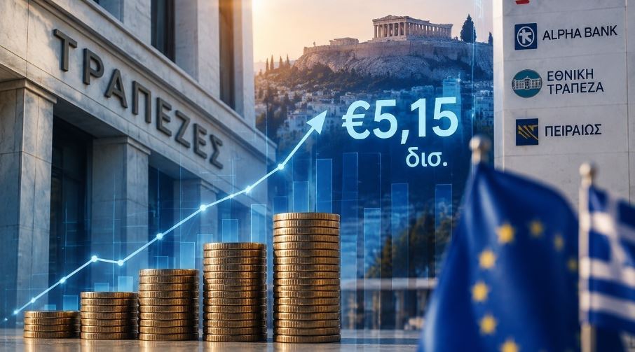 Κεφάλαια €5,15 δισ. έχουν αντλήσει από τις διεθνείς αγορές οι ελληνικές τράπεζες