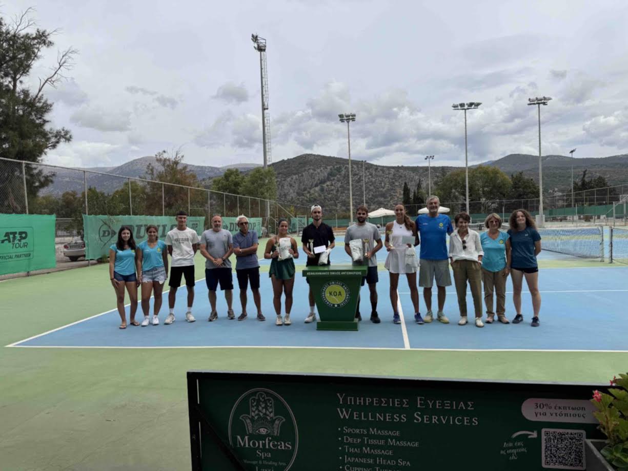 Θέαμα υψηλού επιπέδου στο Kefalonian Open – Κουτρουμπής και Τσούτση κατέκτησαν τους τίτλους