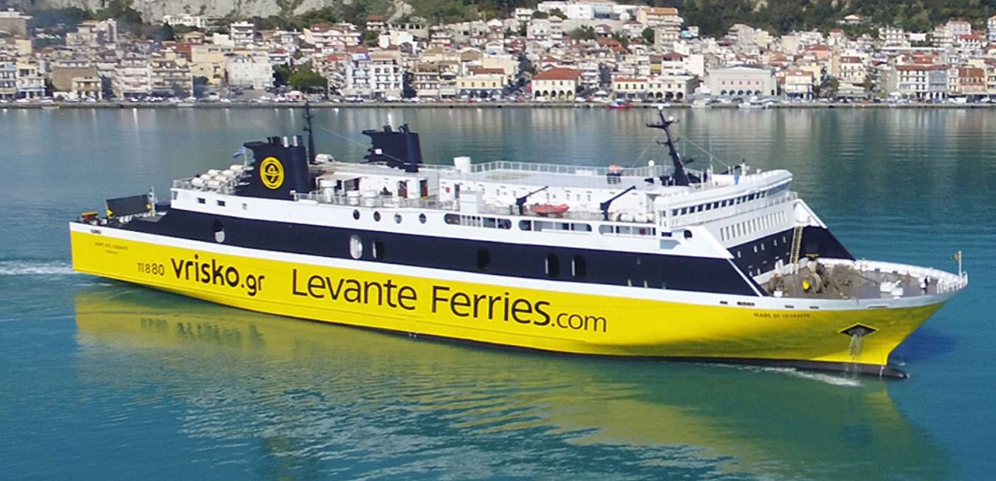 LEVANTE FERRIES:Έκτακτα δρομολόγια για την αυξημένη κίνηση του Αυγούστου