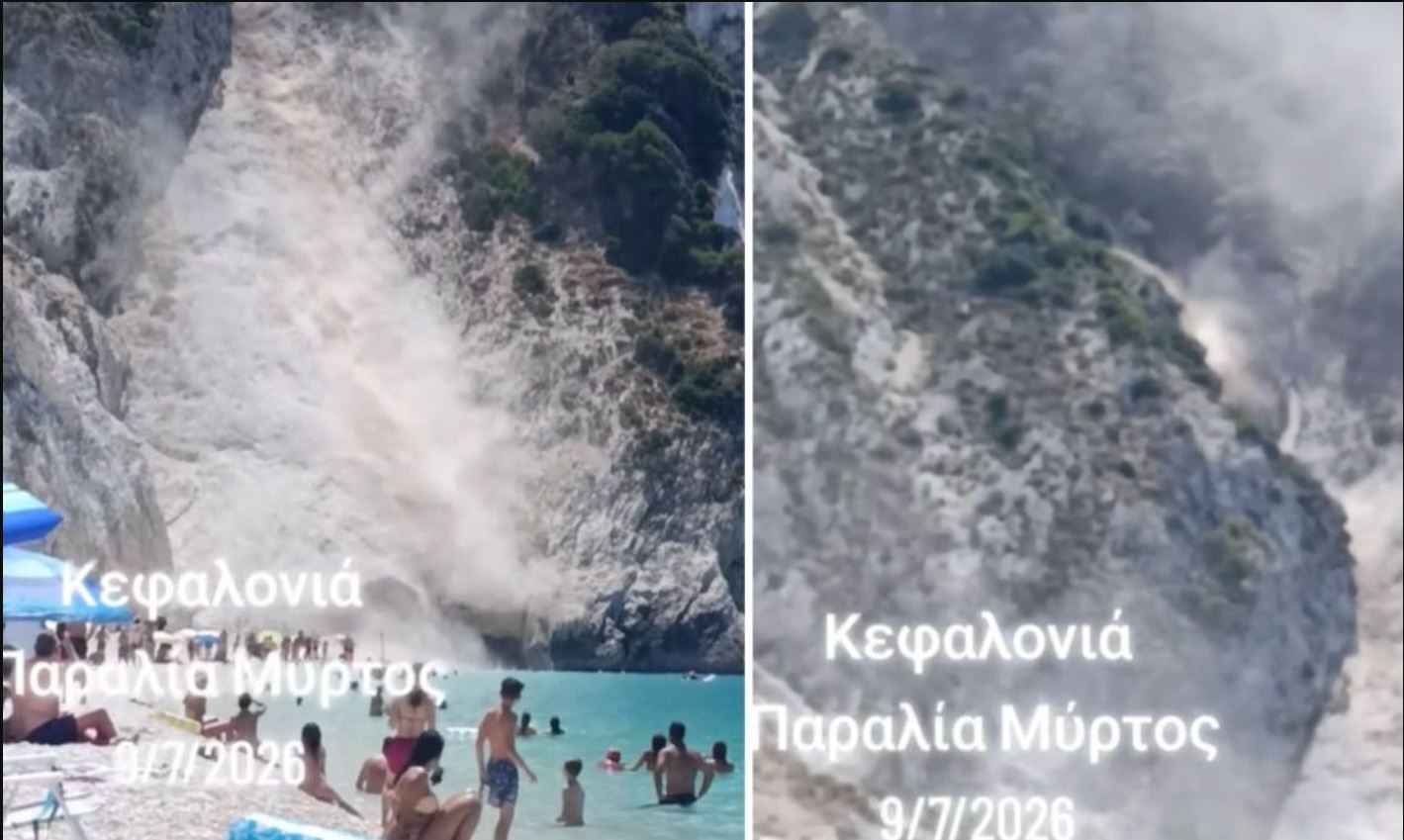 Γεράσιμος Παπαδόπουλος για κατολίσθηση στην παραλία Μύρτος της Κεφαλονιάς: Κίνδυνος - θάνατος