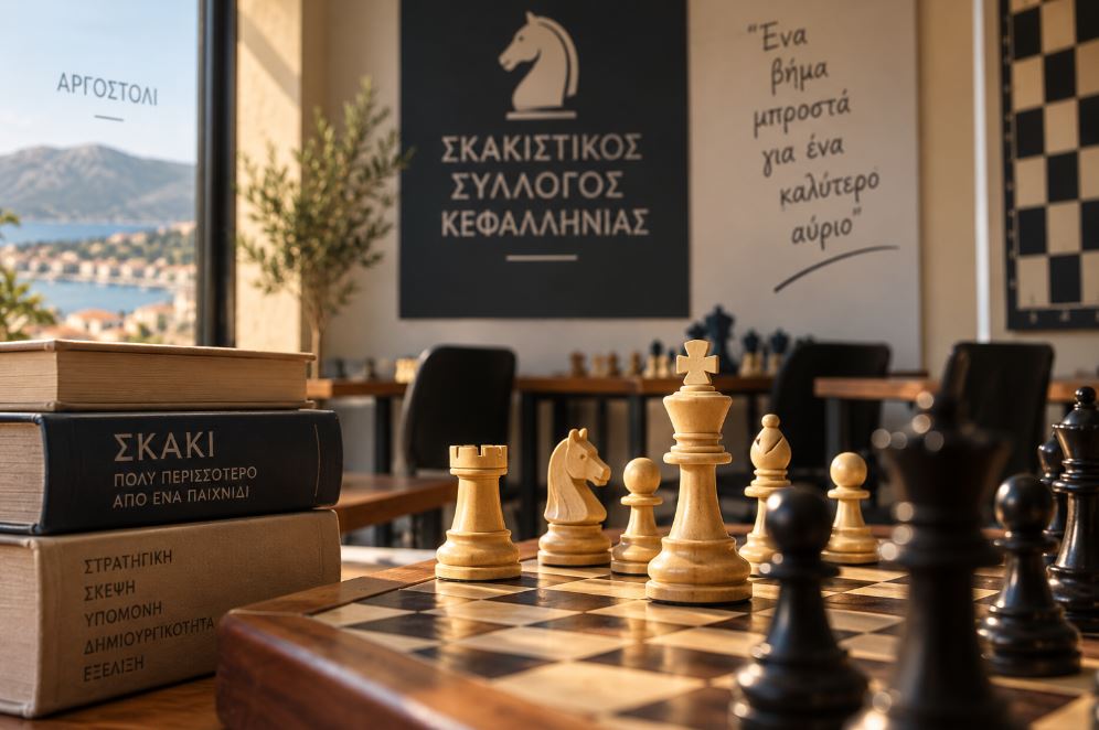 Μικροί και μεγάλοι ξανά στη σκακιέρα – Νέα χρονιά για τον Σκακιστικό Σύλλογο Κεφαλληνίας