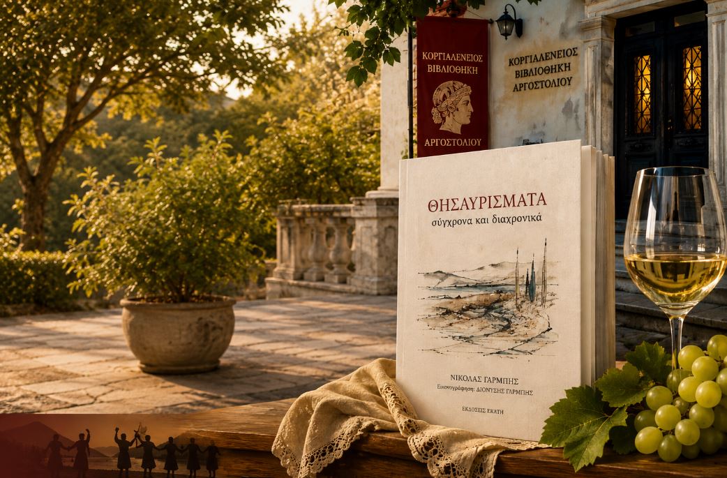 «Θησαυρίσματα» του Νικόλα Γαρμπή στην Κοργιαλένειο Βιβλιοθήκη – Μια βραδιά παράδοσης και ποίησης