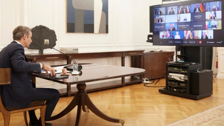 Τηλεδιάσκεψη ηγετών για την προστασία των ανηλίκων στο διαδίκτυο - Συμμετοχή Κυρ. Μητσοτάκη